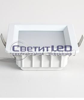Светильник LED встраиваемый, квадрат, белый, 28W, 220V, нейтральный 4200К, 1910Lm