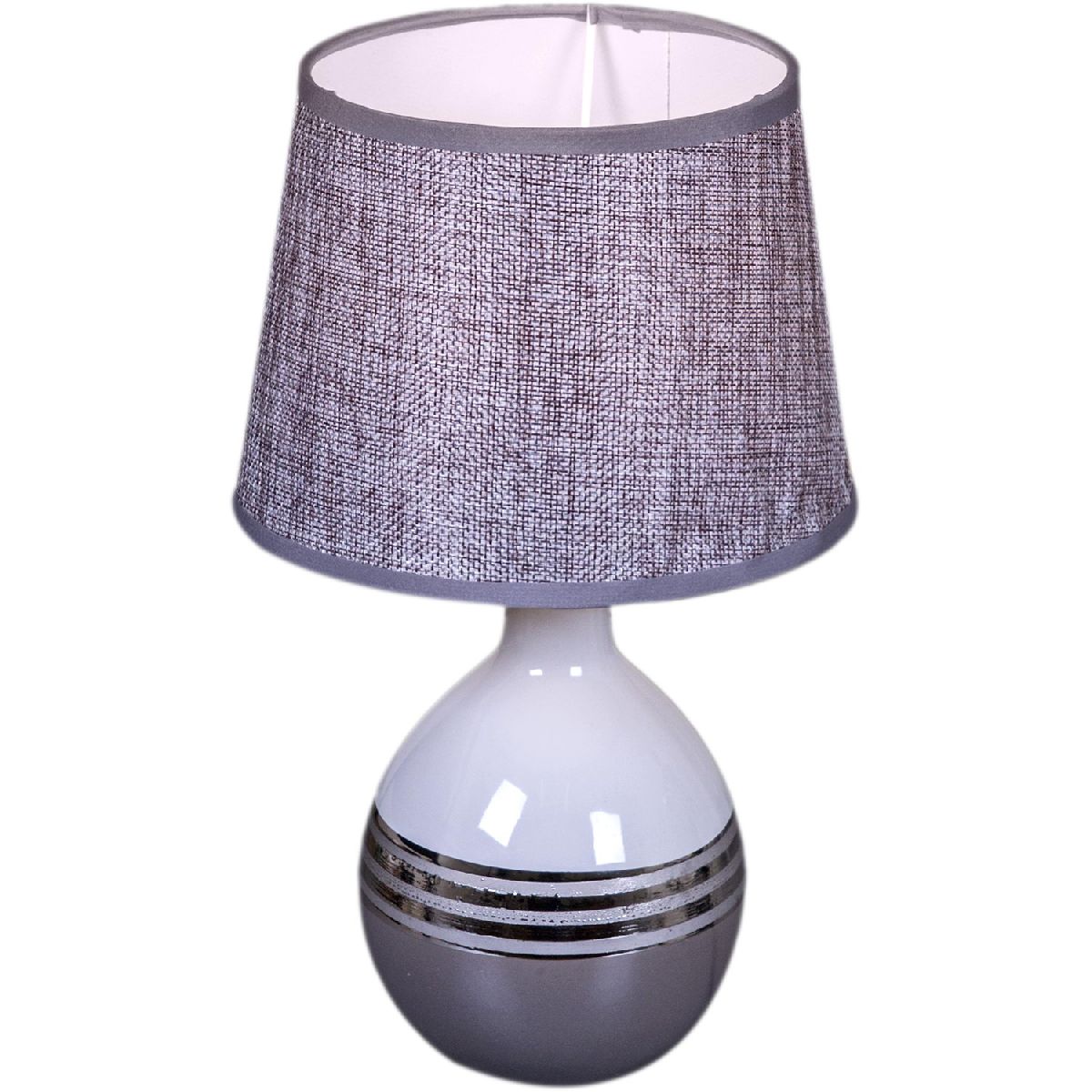 Настольная лампа Reluce 01934-0.7-01 WH GY SL Настольная лампа Reluce 01934-0.7-01 WH GY SL