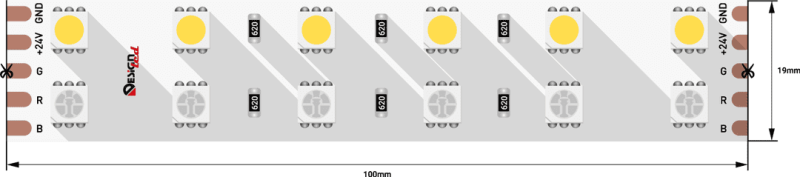 Светодиодная лента DesignLed DSG5120-24-RGB+WW-33 001134 Светодиодная лента DesignLed DSG5120-24-RGB+WW-33 001134
