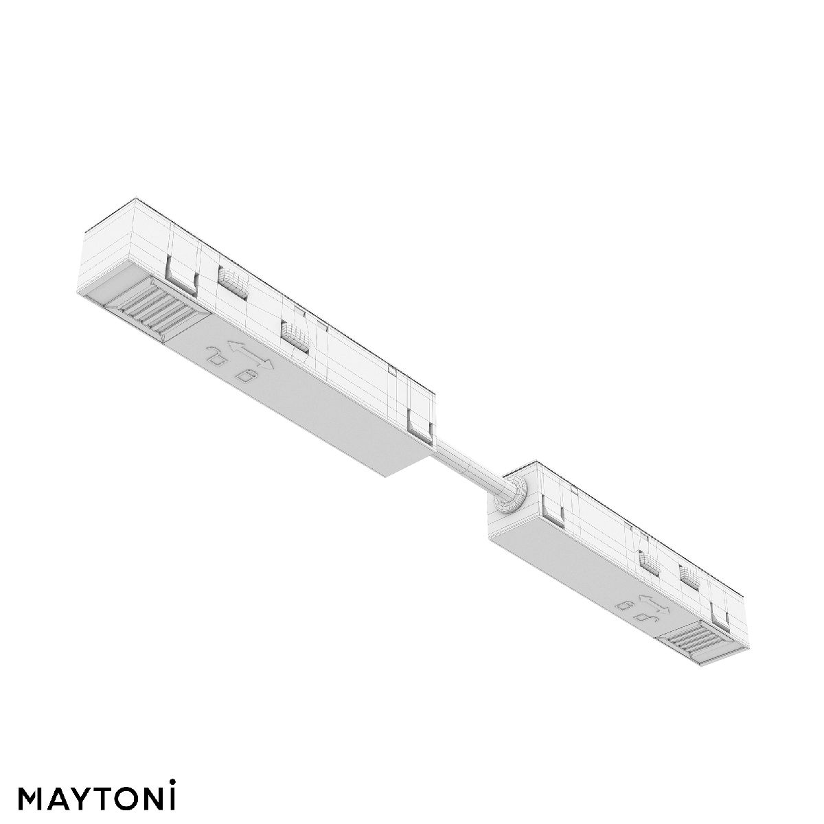 Коннектор питания прямой гибкий Maytoni Exility TRA034CPC-42W-5 Коннектор питания прямой гибкий Maytoni Exility TRA034CPC-42W-5