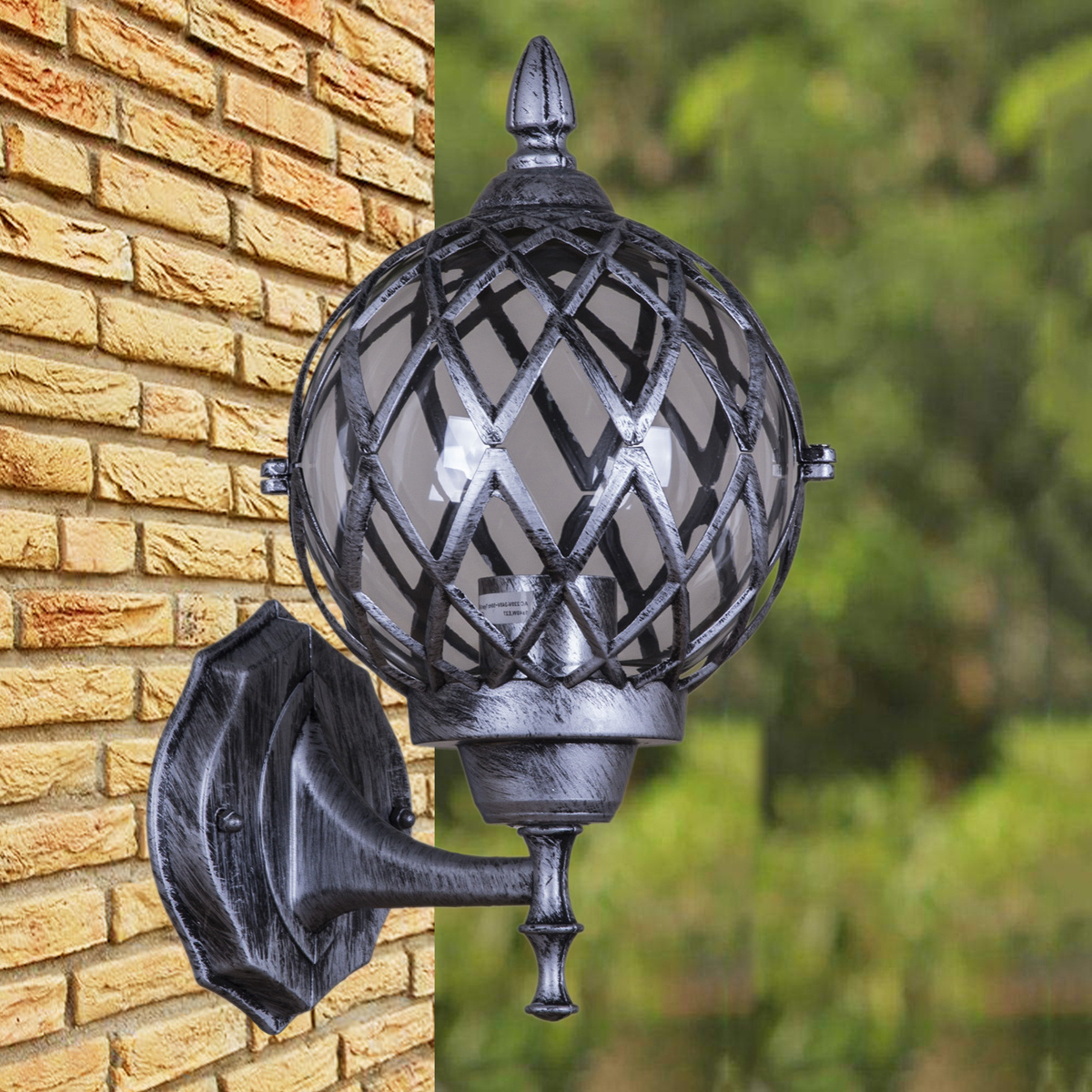 Уличный настенный светильник Reluce 09018-0.2-001SW BKSL