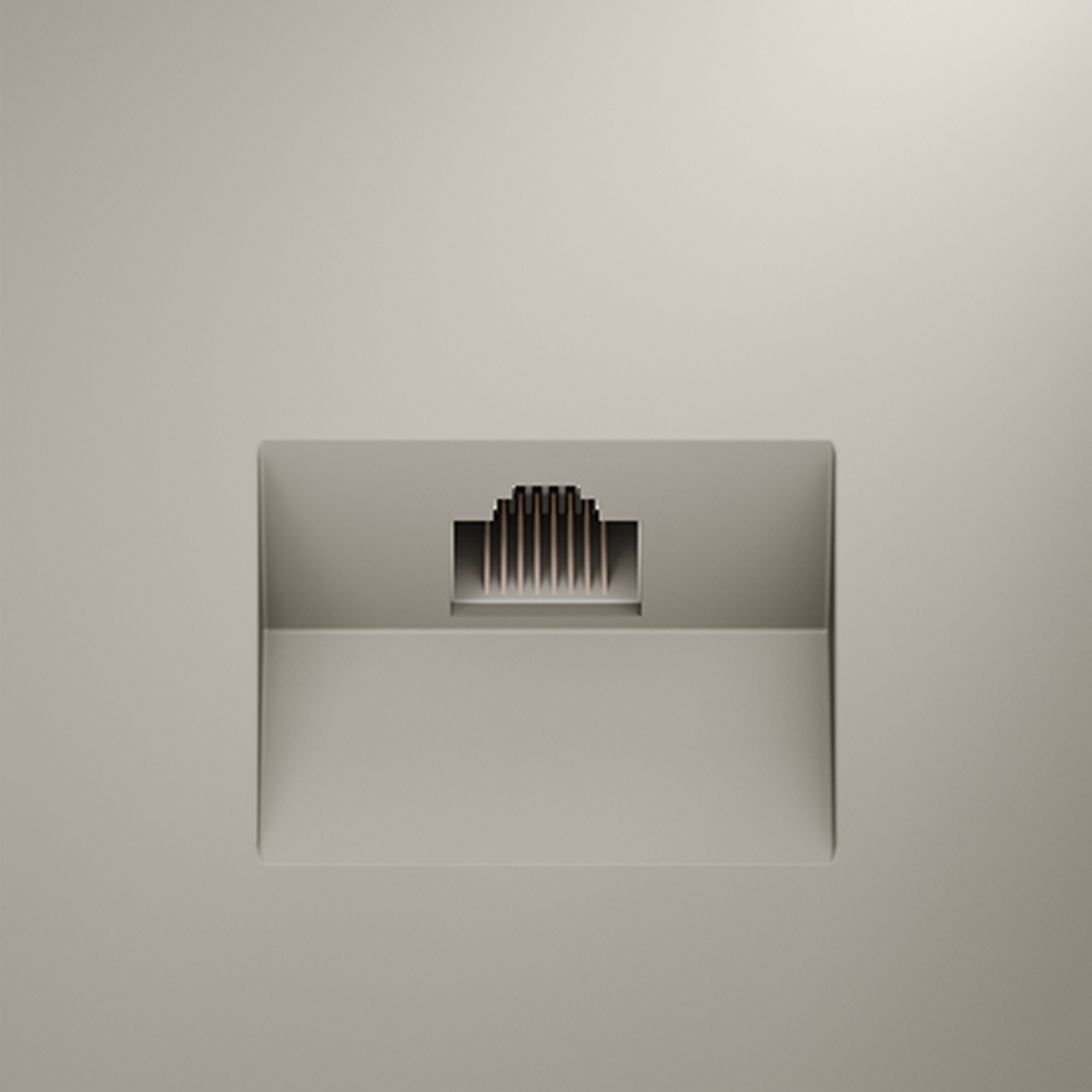 Розетка компьютерная Voltum S70 VLS060103 (кашемир)