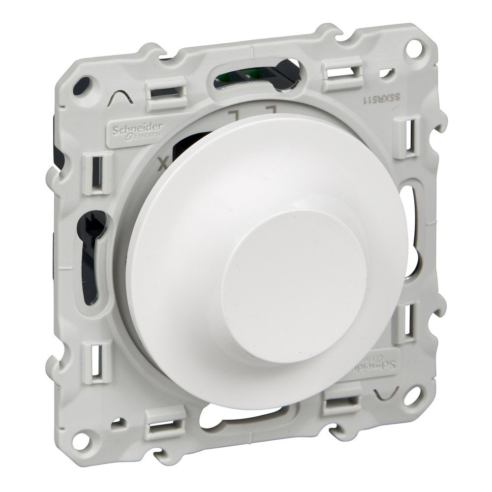 Светорегулятор поворотно-нажимной Schneider Electric Odace S52R511 Светорегулятор поворотно-нажимной Schneider Electric Odace S52R511