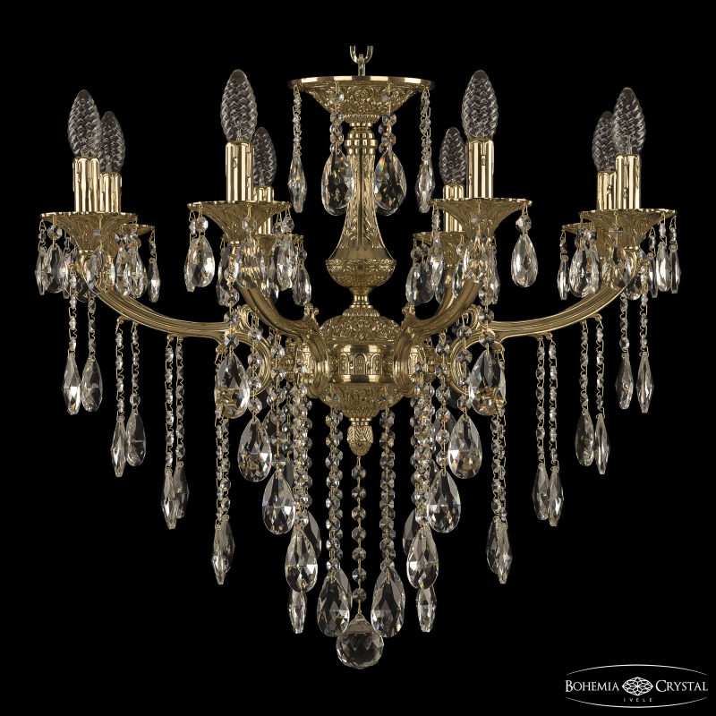 Подвесная люстра Bohemia Ivele Crystal Verona 72116/8/210 B G