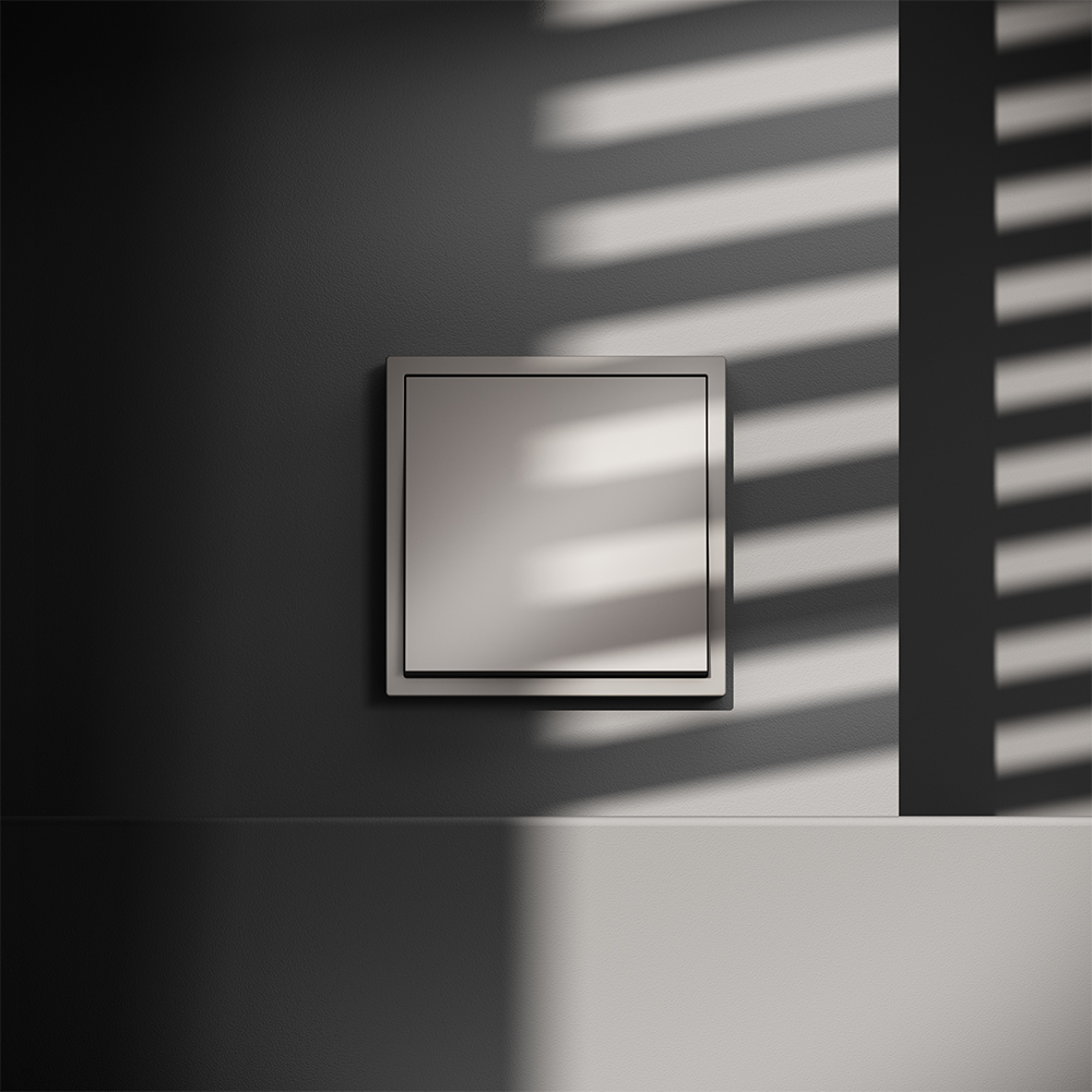 Выключатель с самовозвратом одноклавишный Voltum S70 VLS010603 (кашемир)