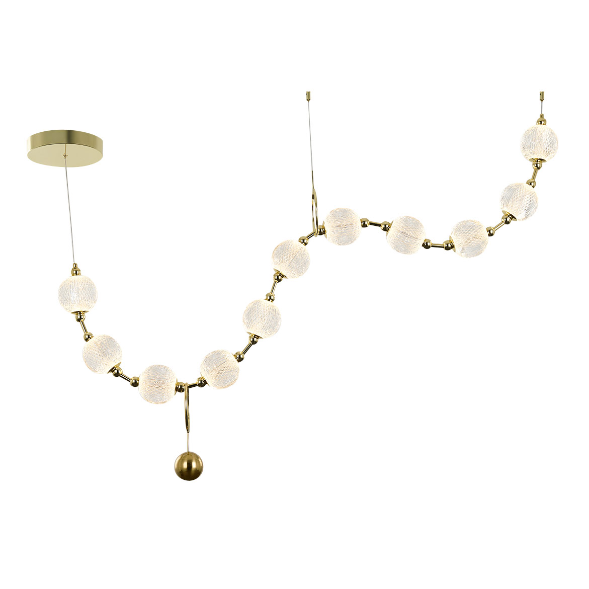 Подвесная люстра DeLight Collection Elliot Diamante MD20001012-11A gold Подвесная люстра DeLight Collection Elliot Diamante MD20001012-11A gold