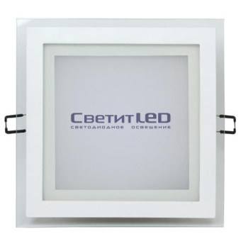 Светильник LED встраиваемый, квадрат, белый, 12W, 220V, холодный 6400К, 960Lm, HL685LG