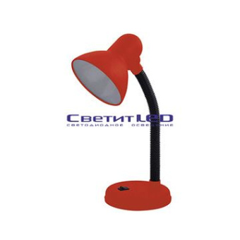 Настольная лампа, 220V, красный, цоколь E27, лампа в комплект не входит (max 60W)