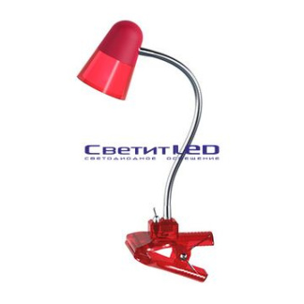 Настольная лампа 220V 3W Красный