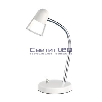 Настольная LED лампа, 3W, 220V, белый, 3000К, HL013LW