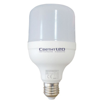 Лампа LED E27 (промышленная),30W, 220V, холодный 6400К, 2700Lm