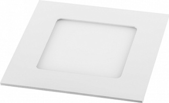 Светильник LED встраиваемый, квадрат, белый, 12W, 220V, нейтральный 4000К, 880Lm