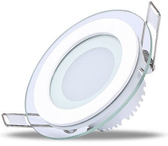 Светильник LED встраиваемый, круг, белый, 6W, 220V, холодный 6000К, 480Lm, VLS-705R-6W-WH