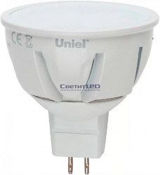 Лампа LED GU5,3(MR16), 7W, 220V, нейтральный 4000К, 450Lm, диммируемая