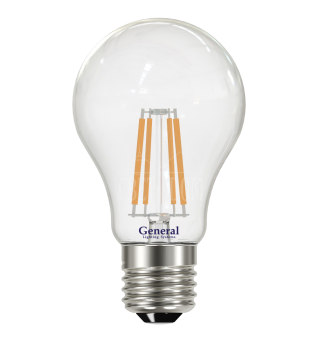 Лампа LED E27(груша), 8w, 220V, теплый 2700К, 720Lm, филаментная