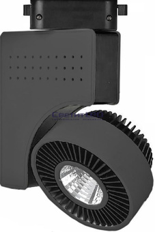 Светодиодный светильник трековый, 2-х проводной,  220V, 40W, 4200K, чёрный, HL834LBL