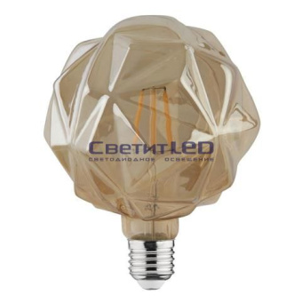 Лампа LED E27 (шар), 6W, 220V, теплый 2200К, 540Lm, филаментная
